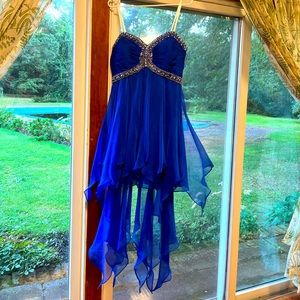 Xscape strapless cocktail dress size 10